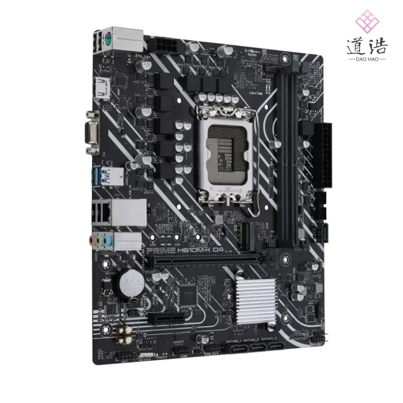 PRIME H610M-K D4 마더보드64GB 2xM.2 LGA 1700 DDR4 마이크로 H610 메인보드 완전 작동 리퍼