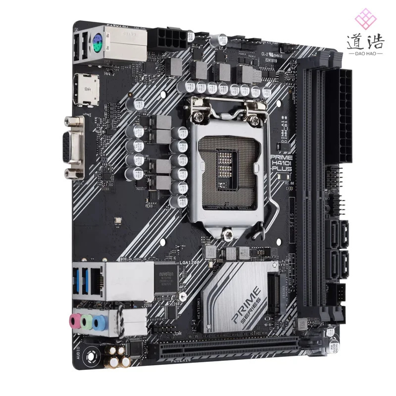 PRIME H410I-PLUS 마더보드64GB HDMI M.2 LGA 1200 DDR4 Mini-ITX H410 메인보드 완전 작동 리퍼