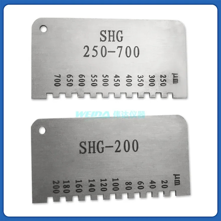 PS2630 스테인레스 스틸 빗 게이지 SHG 습식 필름 두께