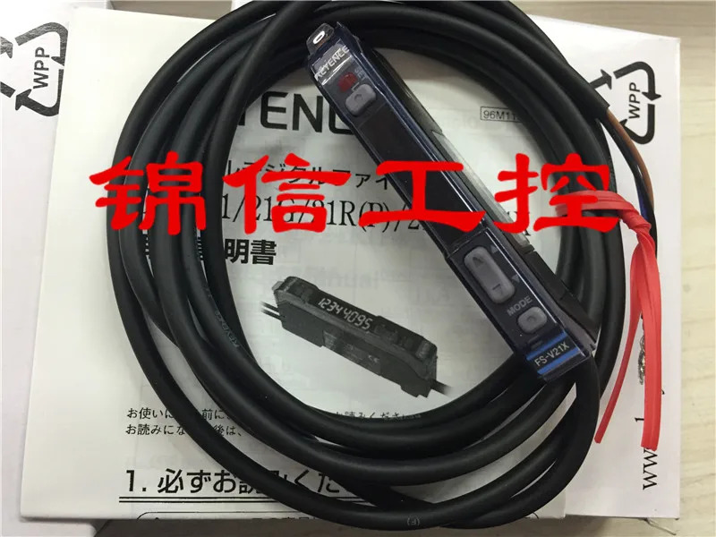 오리지널 KEYENCE/KEYENCE FS-V21X NPN 듀얼 디스플레이 파이버 증폭기