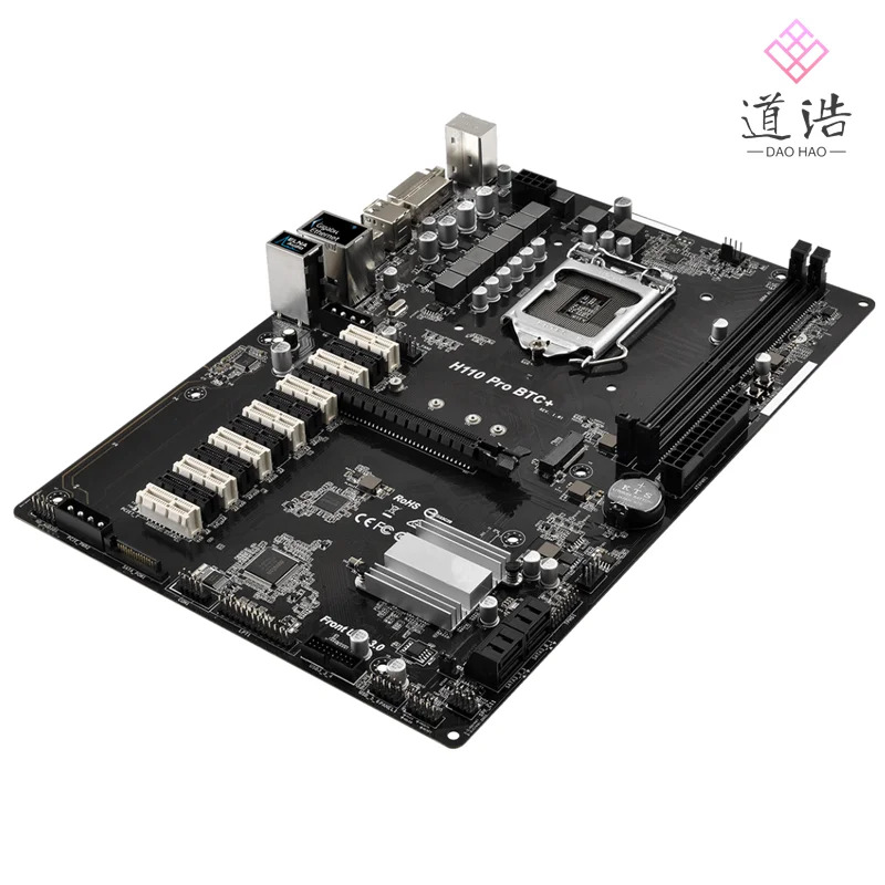ASRock호환 H110 PRO BTC 마더보드 32GB PCI-E3.0 M.2 LGA 1151 DDR4 메인보드 리퍼 완료