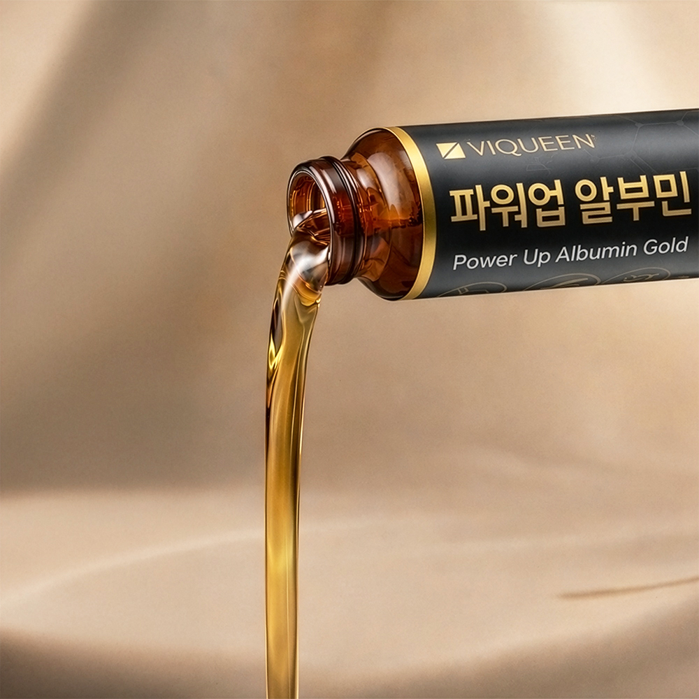 [1+1] 바이퀸 파워업 마시는 알부민 골드 고함량 35g x 30병 - 상세 이미지 3