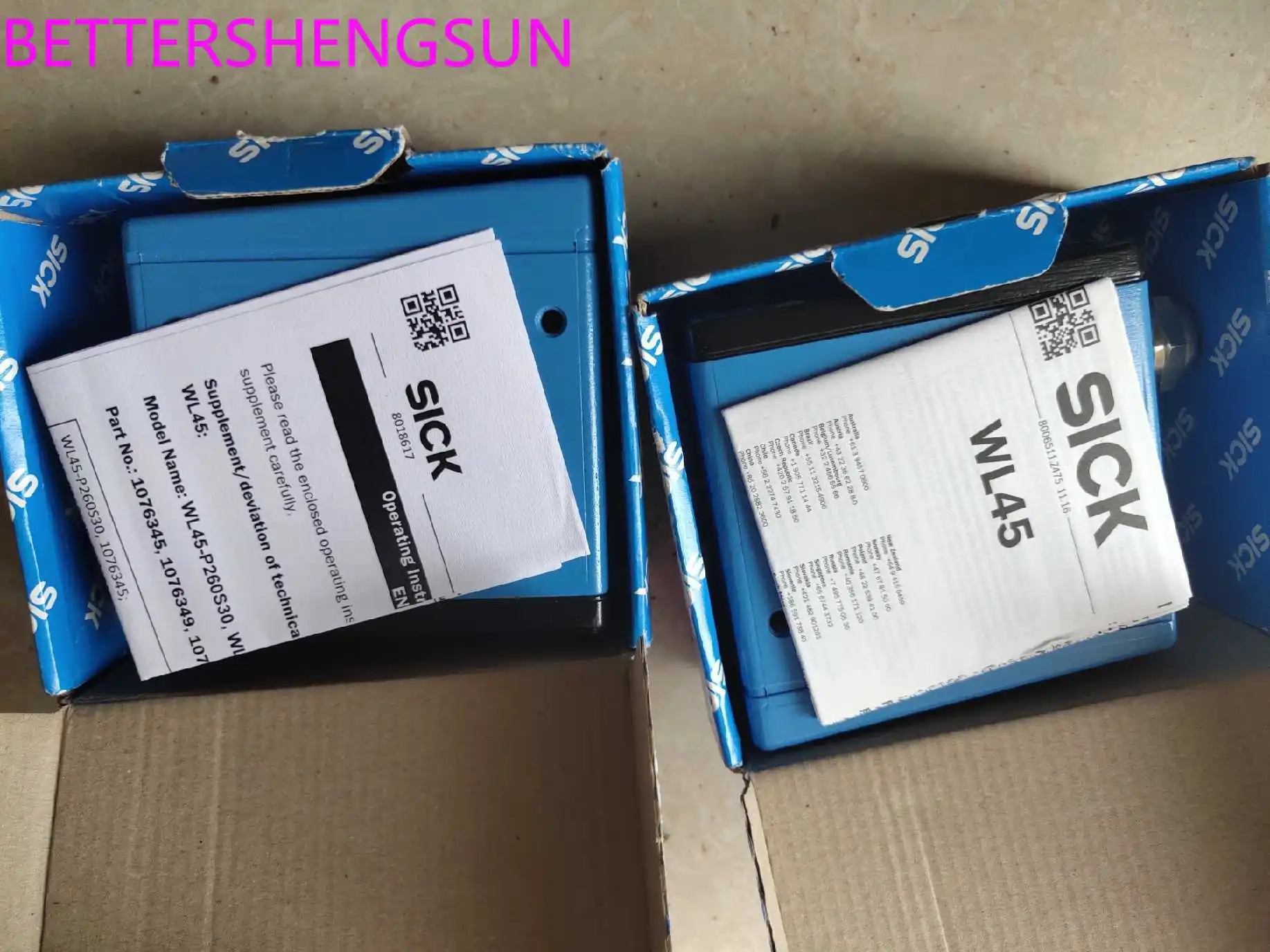 Schke Wl45-p260s30 레이저 거리 측정 센서 1076345 신