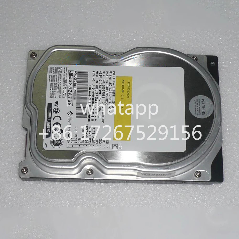 18G 68Pin 10000RPM 3.5 U160 하드 드라이브SCSI 서버 MAH3182MP 하게 작동