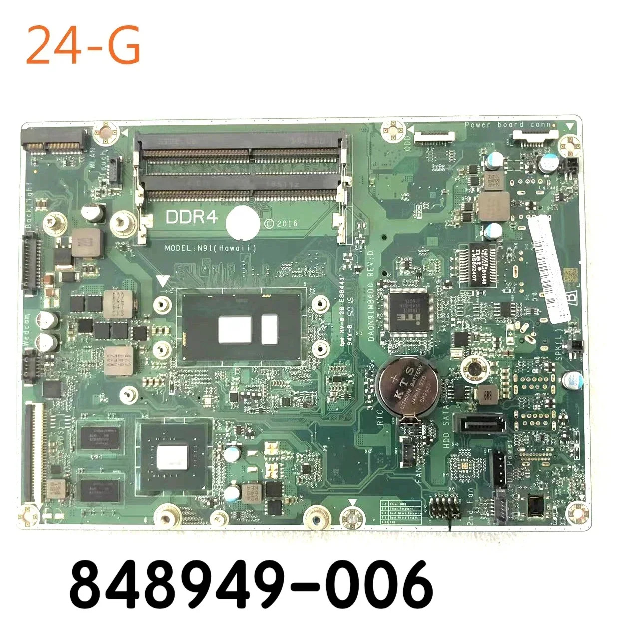 848949 -006 -60 hp호환 Prodesk 24-G 24-G215cn 데스크탑 마더보드 DA0N91MB6D0 메인보드완전 작동 리퍼