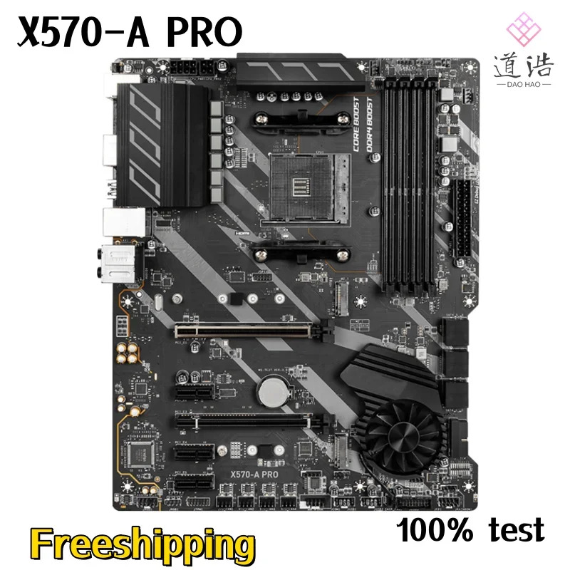 X570-A PRO 마더보드128GB M.2 HDMI 소켓 AM4 DDR4 X570 메인보드 완전 작동 리퍼