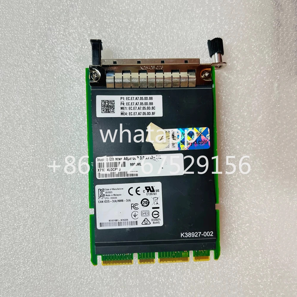 X710-T4L X710-T4LOCPV3 RJ45 4포트 10기가비트 이더넷 카드 X710T4LOCPV3용