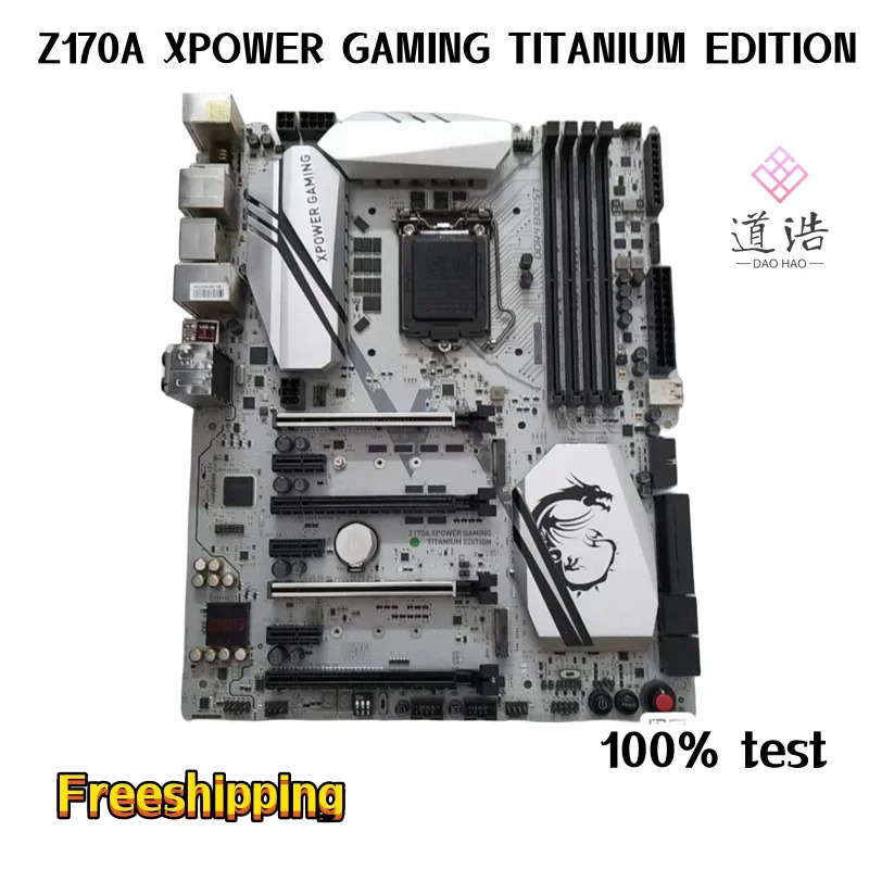 Z170A XPOWER GNG TITANIUM EDITION 마더보드 64GB M.2 LGA 1151 DDR4 Z170 메인보드 완전 작동 리퍼