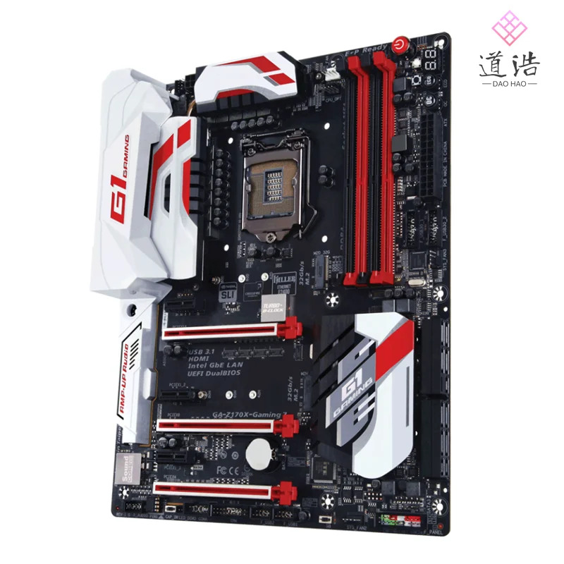 GA-Z170X-Gng 7 마더보드리퍼 완료 메인보드 64GB DP HDMI 2 x M.2 LGA 1151 DDR4 Z170
