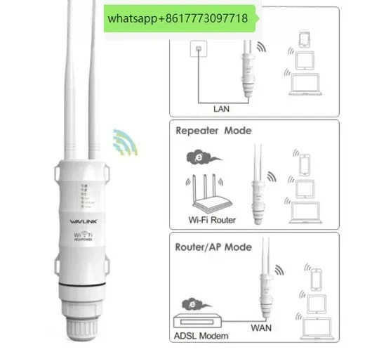WLINK AC600 무선 WIFI 리피터 고전력 실외 라우터/액세스 포인트/CPE 듀얼 Dand 2.4G/5Ghz 12dBi 안테나 POE