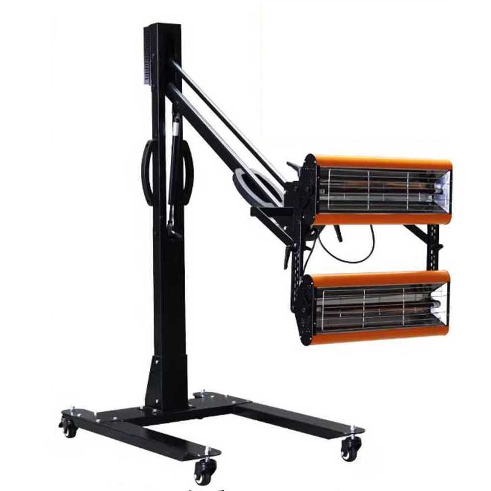적외선 건조기 램프 열처리기 차량 도장 코팅 드라이 회전식 2구 2600W - 상품 이미지