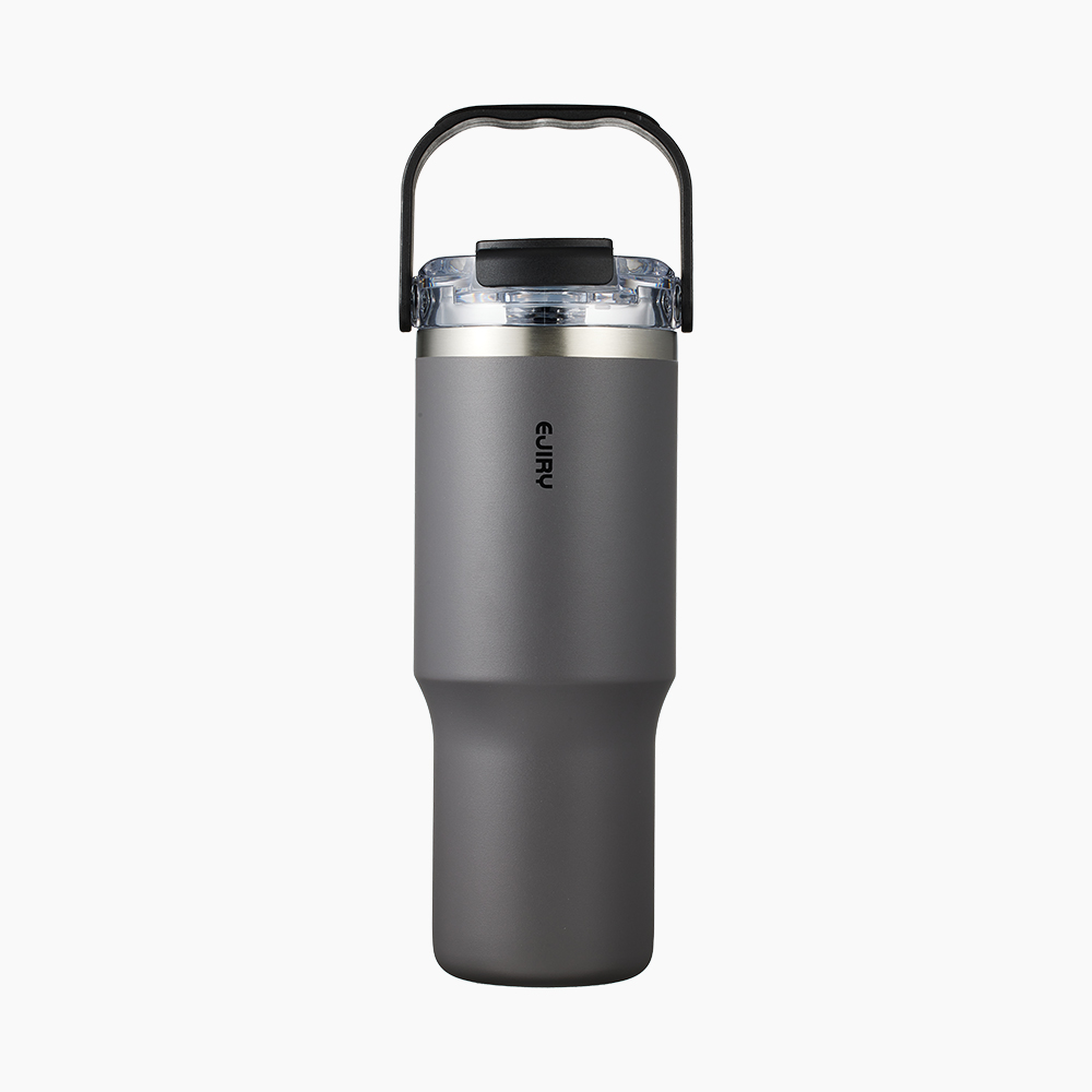 에지리 스텐 손잡이 휴대용 차량용 토트 텀블러 600ml 이미지 7