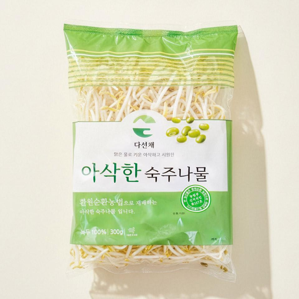 메가마트 다선채 숙주나물 300g 봉 - 메인 이미지