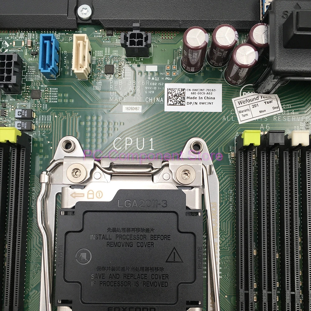 Dell R730 R730XD 서버 마더보드 599V5 WCJNT R53PY 4N3DF용