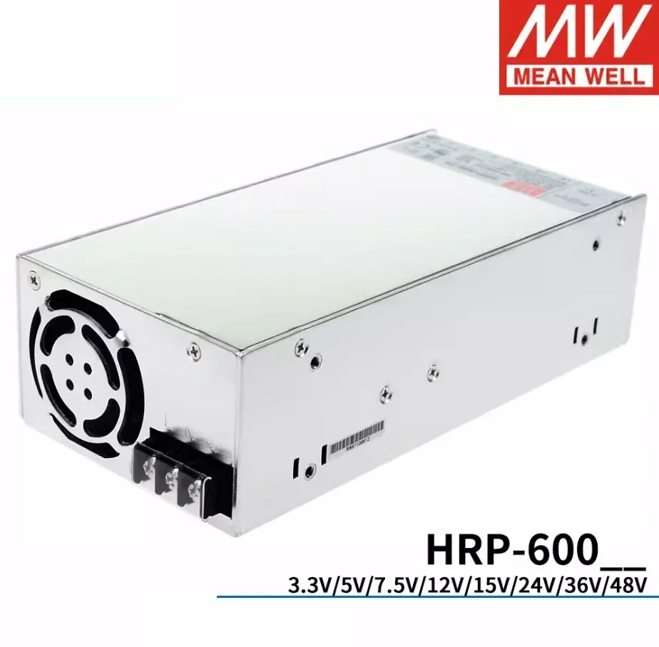 MEAN WELL HRP-600-3.3 HRP-600-5 HRP-600-7.5 HRP-600-12 HRP-600-15 HRP-600-24 HRP-600-48