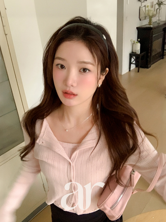 (국내제작) (나시가디건세트) 펀칭 골지 나시 가디건 세트 st3044 이미지 2