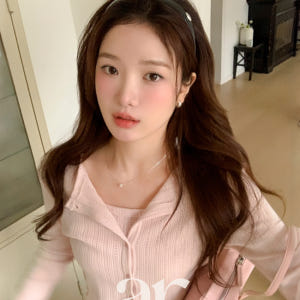 (국내제작) (나시가디건세트) 펀칭 골지 나시 가디건 세트 st3044 착용 후기 | 사이즈/핏 총정리 - 상품 이미지 2