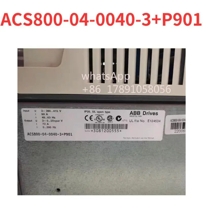 ACS800-04-0040-3P901 주파수 변환기 리퍼 완료