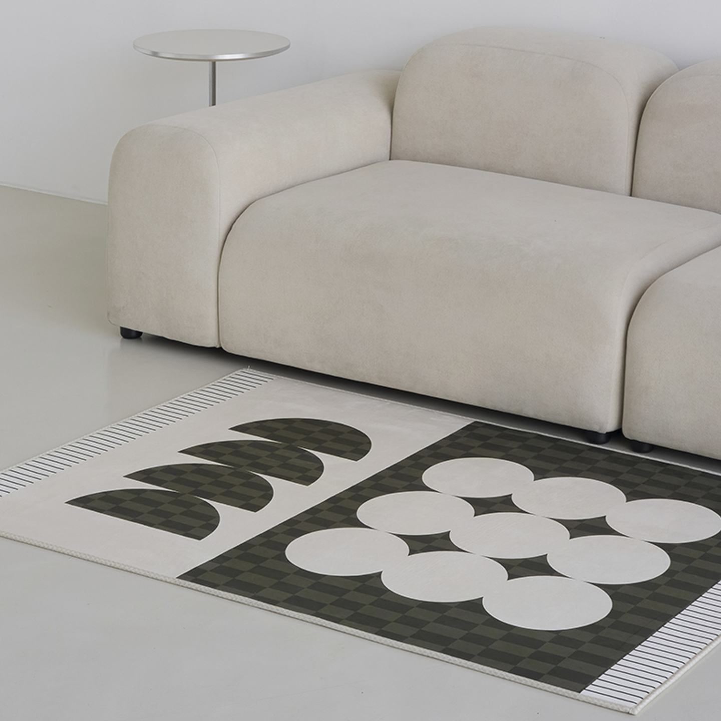 무드쉐이드 소프티 발수 러그 사계절 단모 거실 침실 소프트 카페트 단일 색상, 100x150cm 이미지 7
