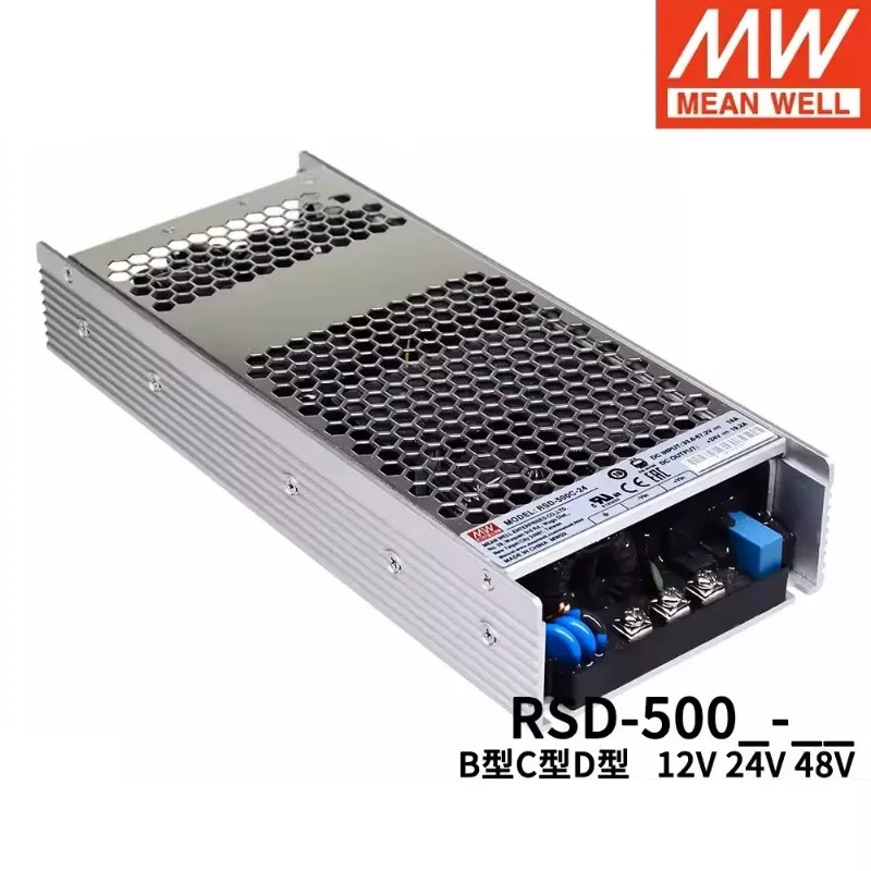 MEAN WELL RSD-500 RSD-500B/C/D 12V 24V 48V 500W EnclosedType 신뢰할 수 철도 DC-DC 컨버터