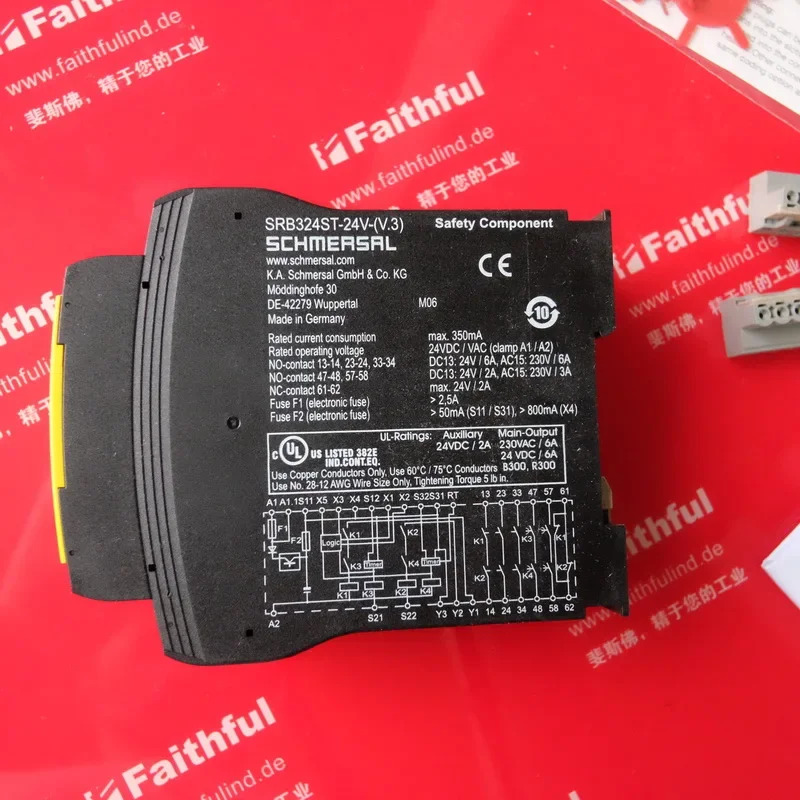SCHMERSAL 안전 릴레이 SRB324ST 24V -V.3 101195504