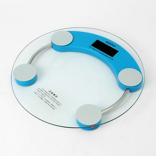 원형 디지털 체중계 자동 전자 체중계 슬림 유리