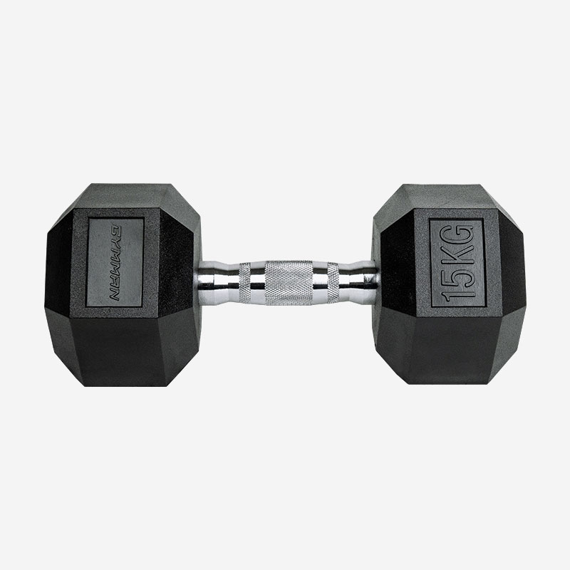 짐맨 PEV 육각 덤벨 냄새없는 아령 15kg, 1개 - 상세 이미지 3