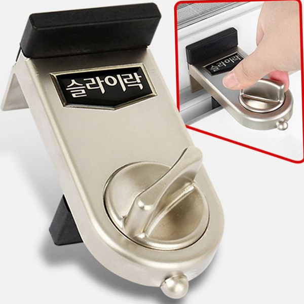 알루미늄 창문 잠금 장치 슬라이딩 창문 안전 잠금 장치 방범 - 상품 이미지