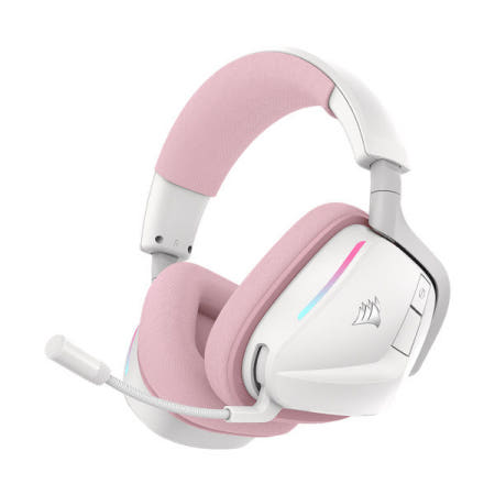 커세어 VOID v2 RGB 무선 게이밍 헤드셋 베이비핑크