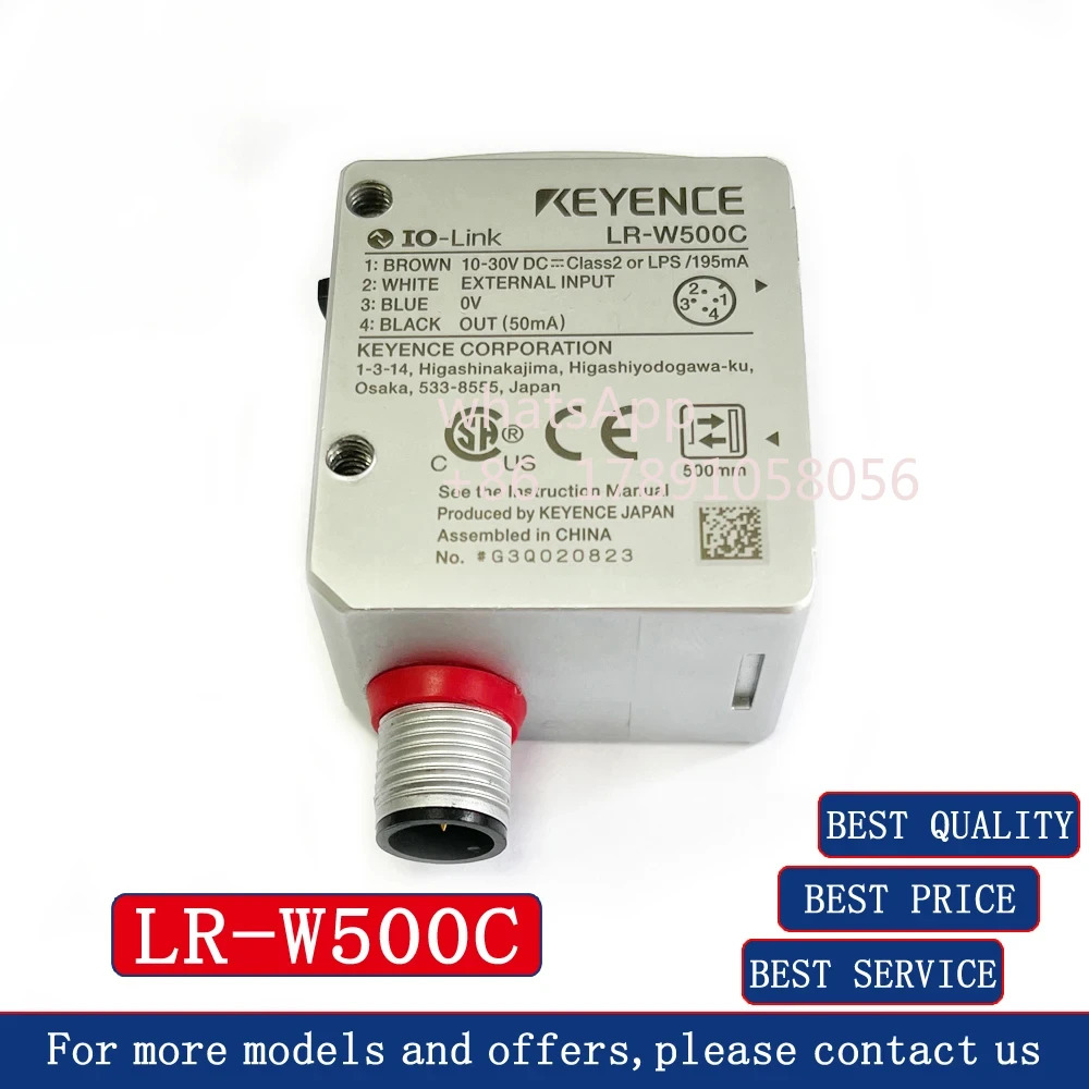 KEYENCE M12 커넥터 백색광 포장 광전센서 신품 LR-W500C