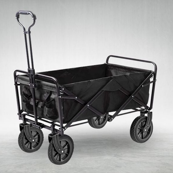 견고 캠핑 웨건 폴딩 접이식 웨건 아웃도어 캠핑용 손수레 카트