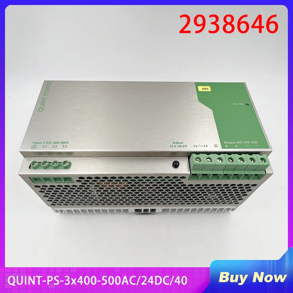 2938646  Phoenix 전원공급장치 QUINT-PS-3x400-500AC/24DC/40용