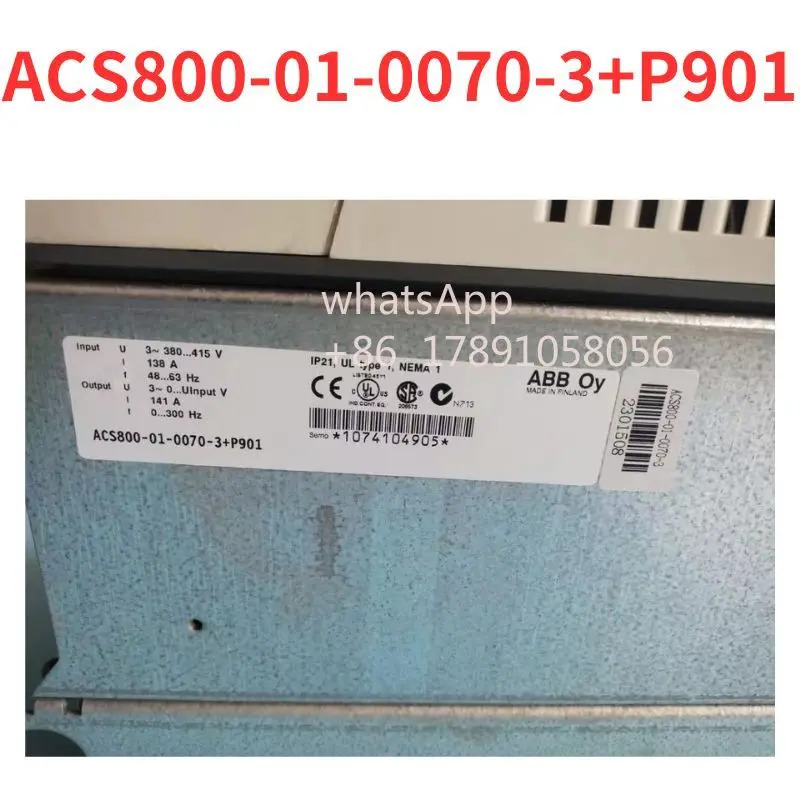 ACS800-01-0070-3P901 주파수 변환기 리퍼 완료