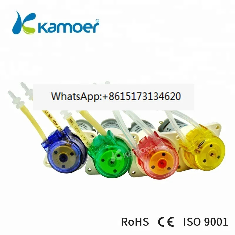 Kamoer 12v KFS DC 브러시 모터 계량 펌프 부틸 아세테이트 전송 마이크로 플레이트 와셔 셀프 프라이밍