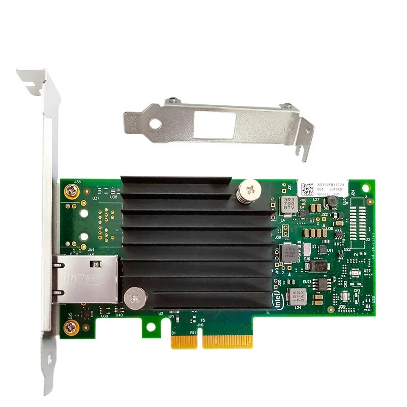 intel호환기가비트 듀얼 포트 네트워크 인터페이스 카드 550T2 데스크탑 컴퓨터 서버 PCIEX4 내장 유선 드라이브 프리