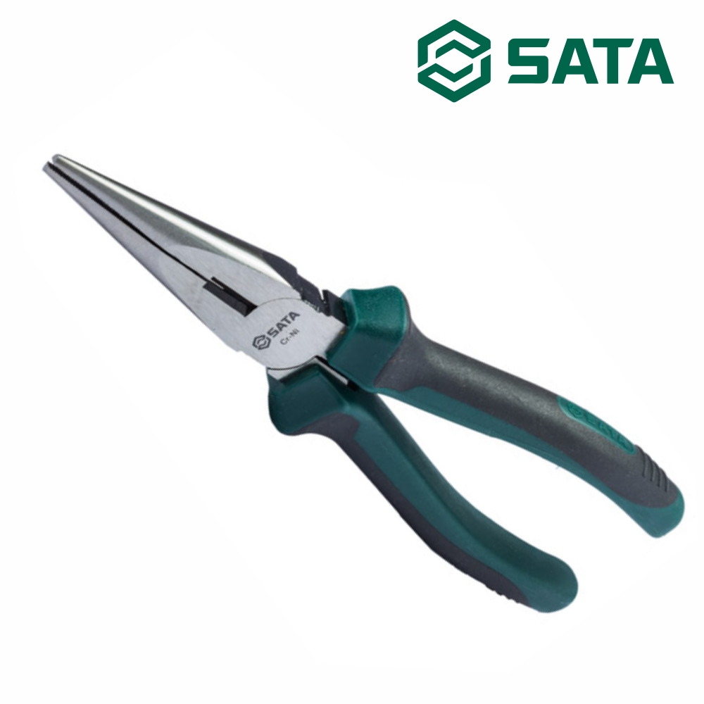 사타 SATA 롱 노우즈 플라이어 70101A 롱로우즈 마루뺀찌 - 상품 이미지