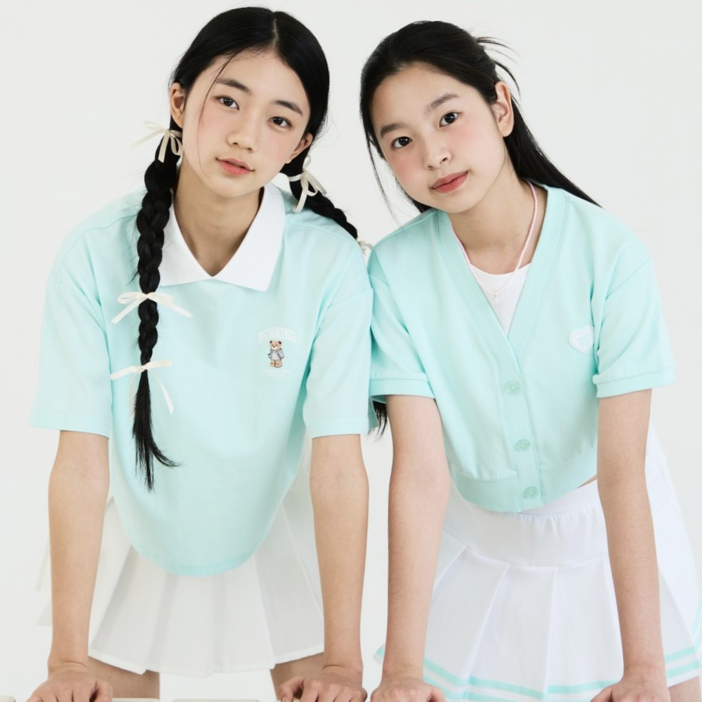 더데이걸 여유핏 단정카라 반팔 TGRA24310 - 상세 이미지 2