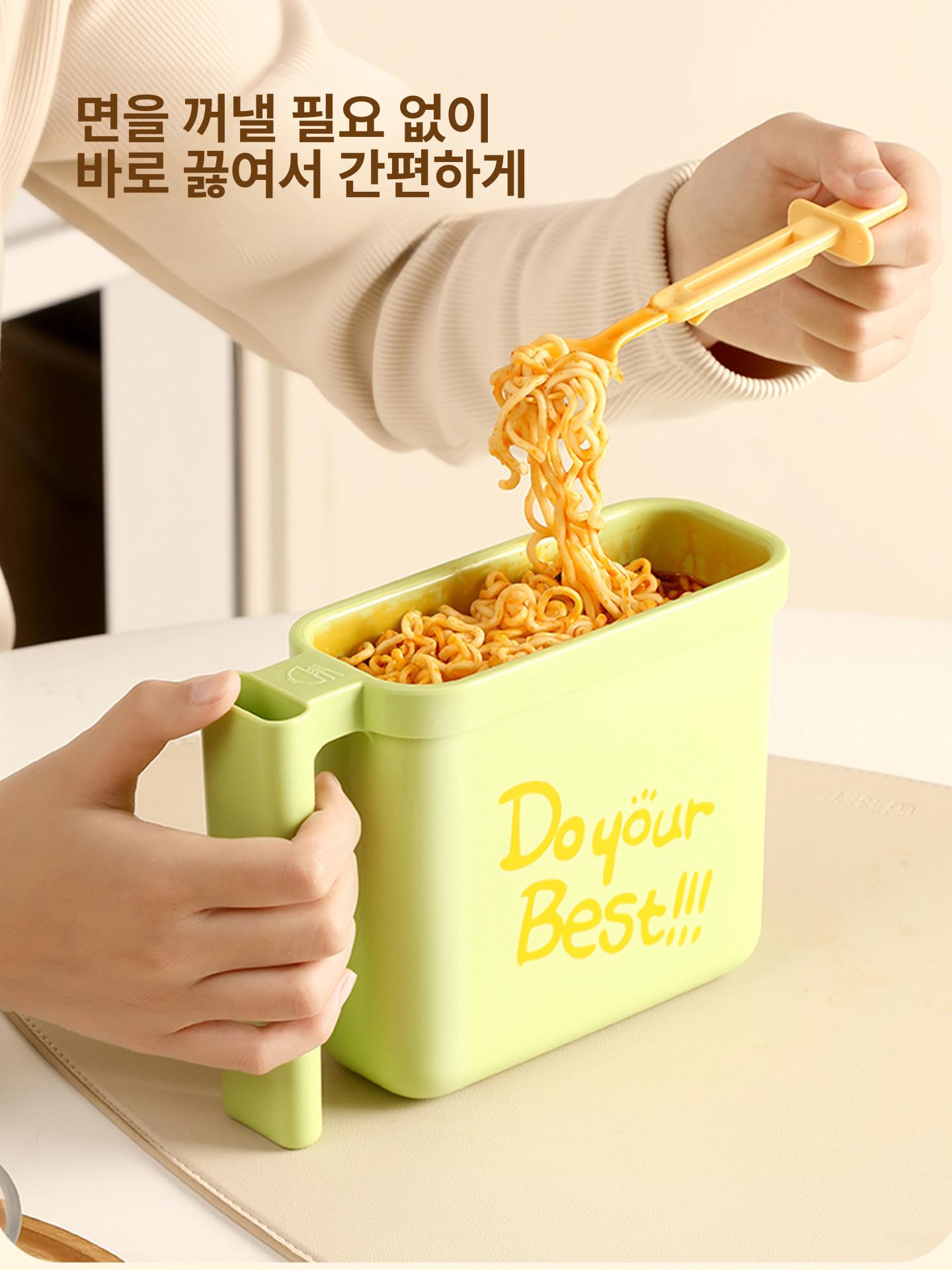 뽀글이라면거치대 즉석 용기 기숙사 받침대 자취 뽀글이기계 휴대용 봉지 멀티 라면 - 상세 이미지 3
