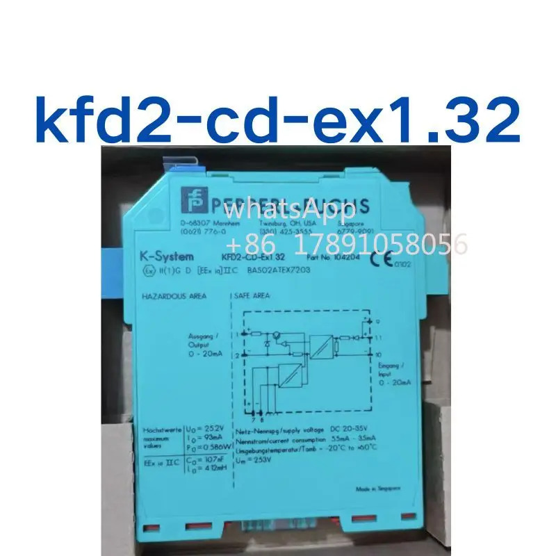 안전 배리어 kfd2-cd-ex1.32 104204