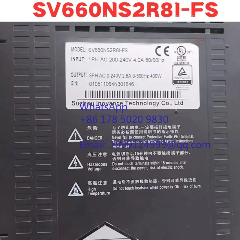 리퍼 서보 드라이버 SV660NS2R8I-FS 정상 기능 완료