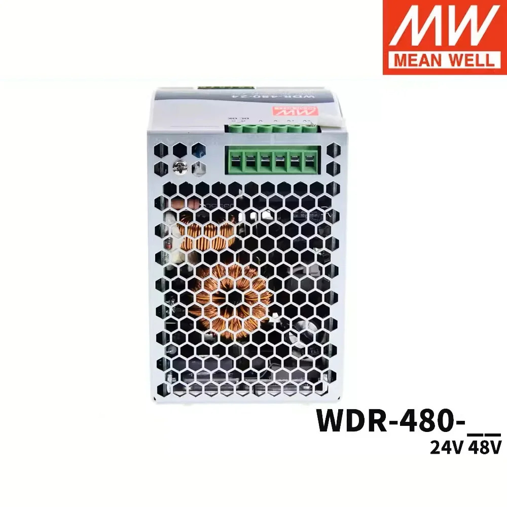 MEAN WELL WDR-480-24 WDR-480-48 480W 단일 출력 레일형 산업전원공급장치 WDR-480