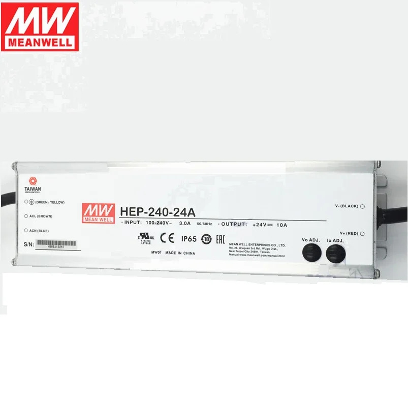 MEAN WELL HEP-240 HEP-240-12A 12V 16A 240W 가혹환경 전원공급장치