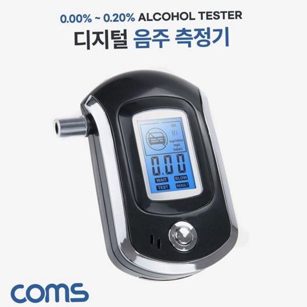 컴팩트 휴대용 음주 측정기 개인용 디지털 음주 측정기 테스트기 알코올 - 상품 이미지