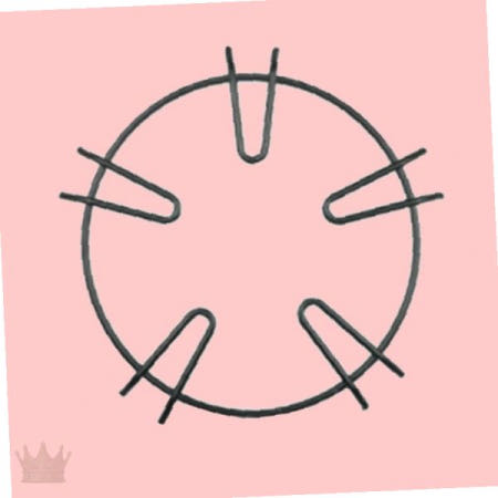 야외 캠핑 장작 화목 난로 받침대 원형 안전 보호 스탠드 실내 거실 베란다