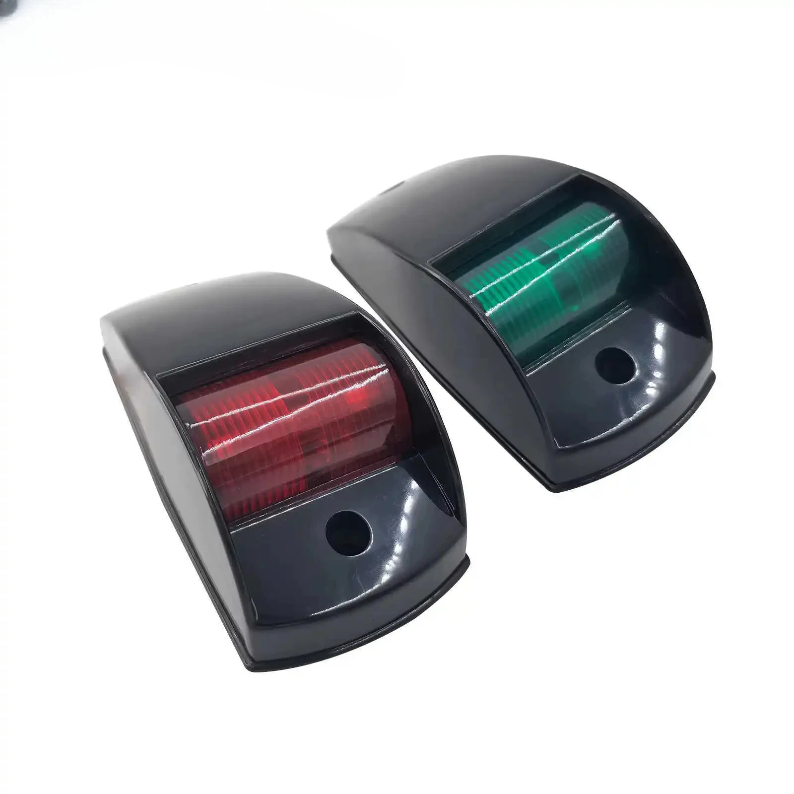 검은색 플라스틱 텅스텐 필라멘트 빨간색 녹색 전등갓 12V5W 항해 조명 요트 또는 선외 보트 피팅