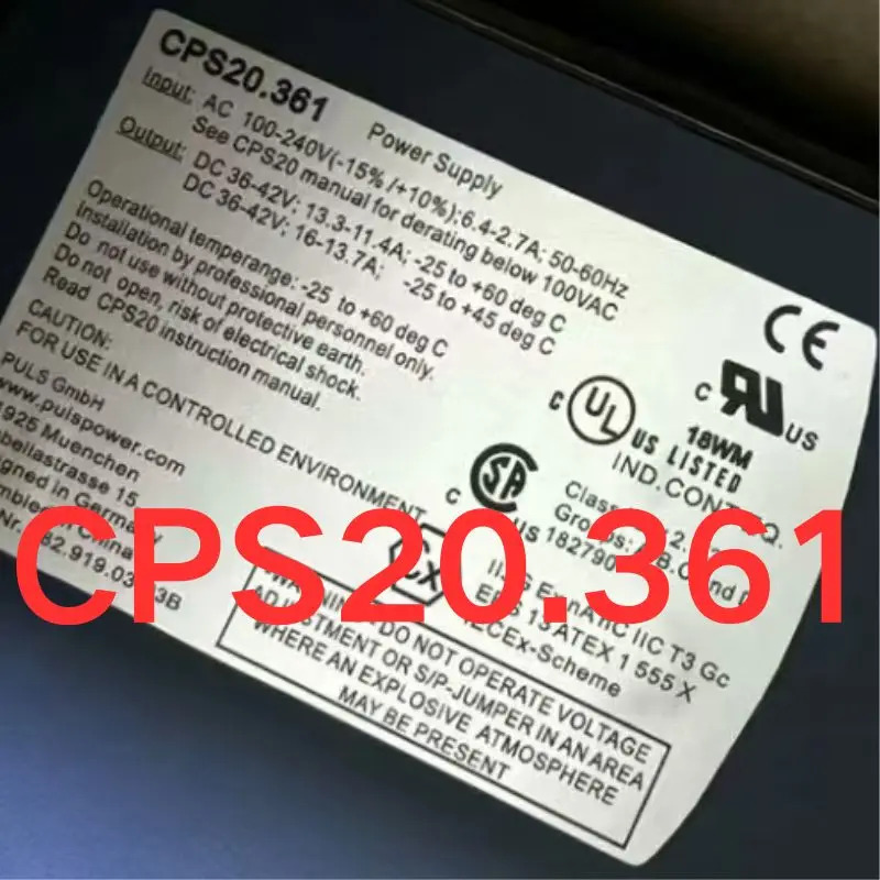 전원공급장치 CPS20.361 신