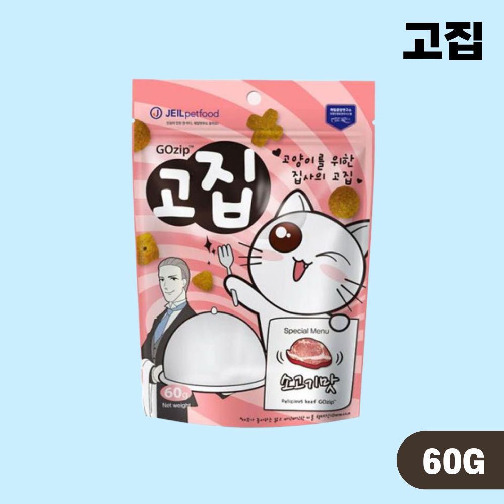 고집 고양이 이빨과자 치석제거 4종 콤보, 60g, 4개 - 상세 이미지 2