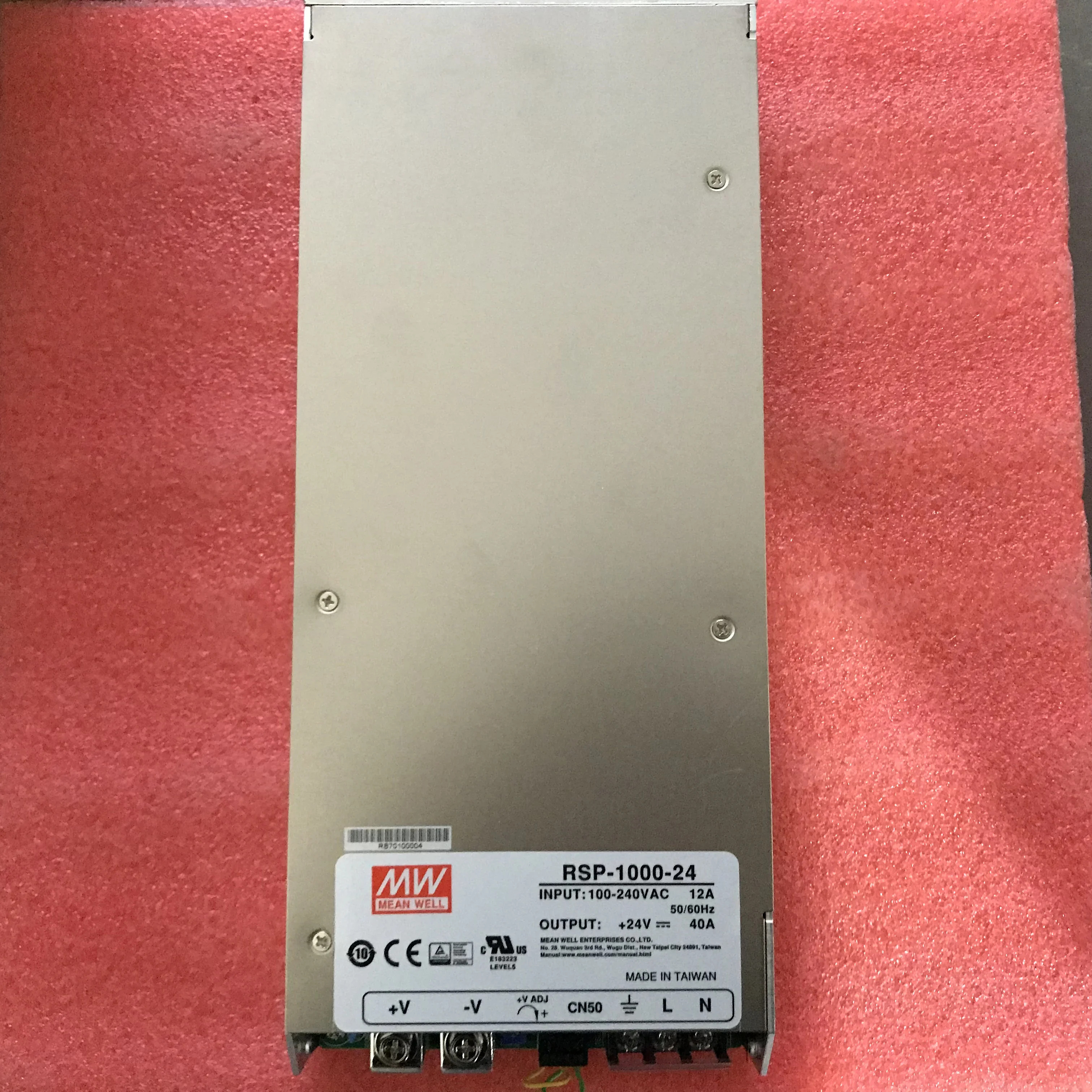 MEAN WELL RSP-1000-12 RSP-1000-15 RSP-1000-24 RSP-1000-27 RSP-1000-48 1000W 단일 출력 전원공급장치