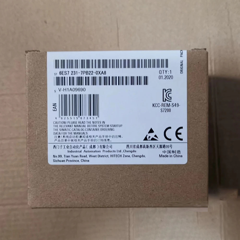 SIEMENS 아날로그 입력모듈 6ES7 231-7PB22-0XA8용