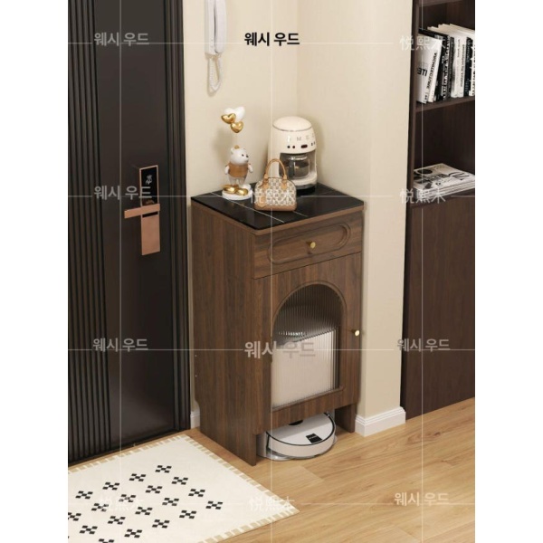 스마트 로봇청소기 보관함 거실 카페 수납함 가전 솔루션 서랍창홍 화이트 조립 서랍창홍 화이트 조립 - 상세 이미지 3
